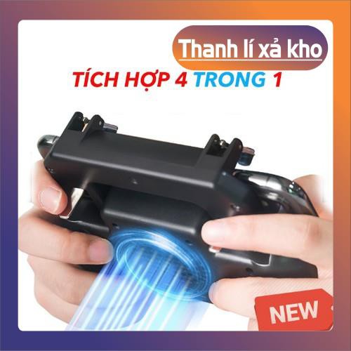 [K] TAY CẦM CHƠI GAME PUPB KIÊM SẠC DP 4000MAH, CÓ ĐẾ TẢN NHIỆT( W10) ^^