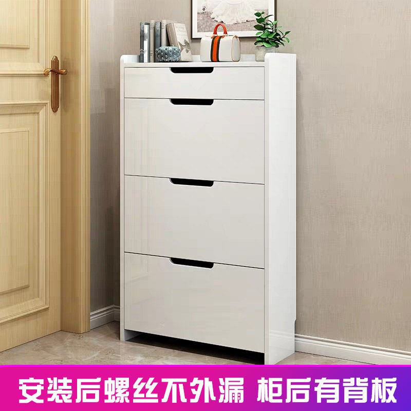 siêu mỏng căn hộ nhỏ 17cm đơn giản hiện đại tủ hội trường hẹp dung tích lớn tiết kiệm diện giày dép