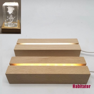 Đế gỗ & nhựa resin có đèn led dùng trang trí nghệ thuật