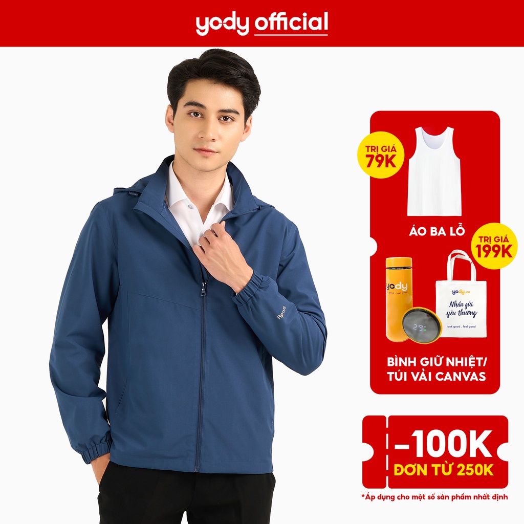 Áo gió nam YODY năng động 3c plus nhiều màu trẻ trung dễ phối đồ MAK2
