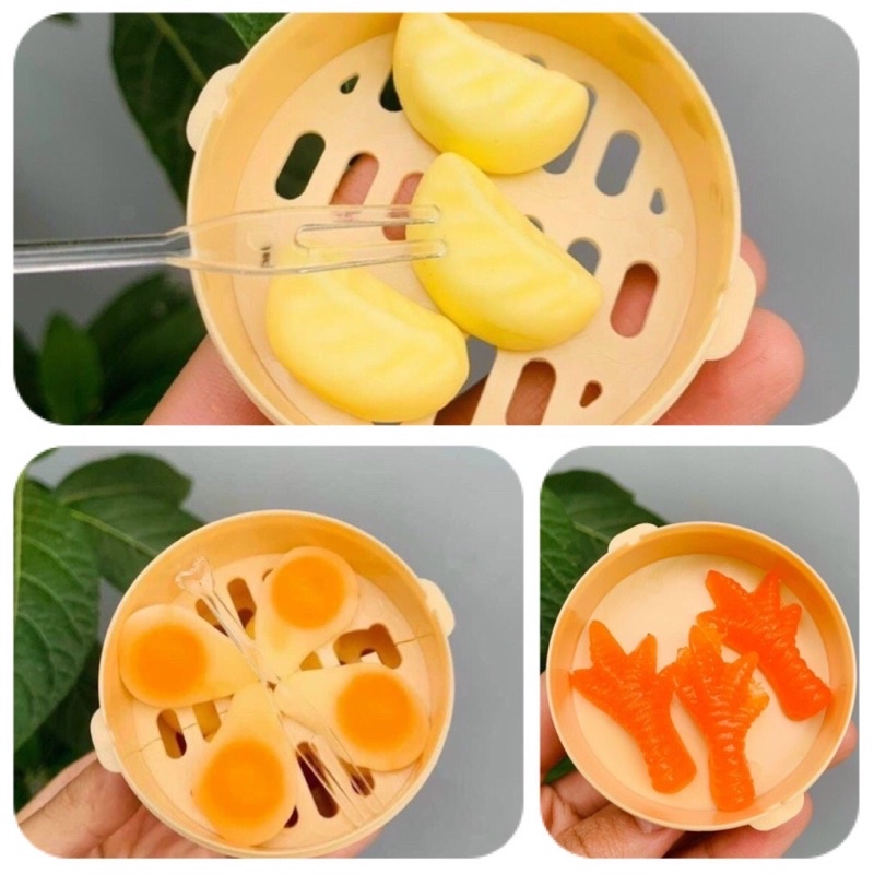 KẸO DẺO XỬNG 4 NGĂN SIÊU NGON CHO BÉ HỘP TO 40g - ảnh chụp thật!