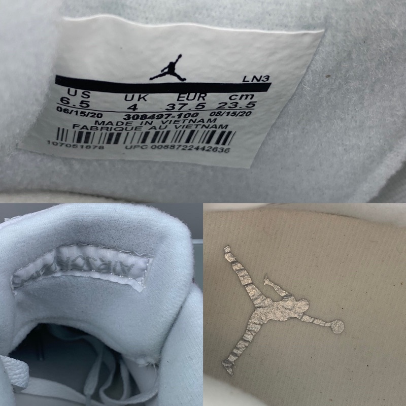 Giày Sneaker JORDAN 4 TRẮNG ĐẾ AIR TẶNG KÈM BỘ QUÀ TẶNG GIÁ TRỊ