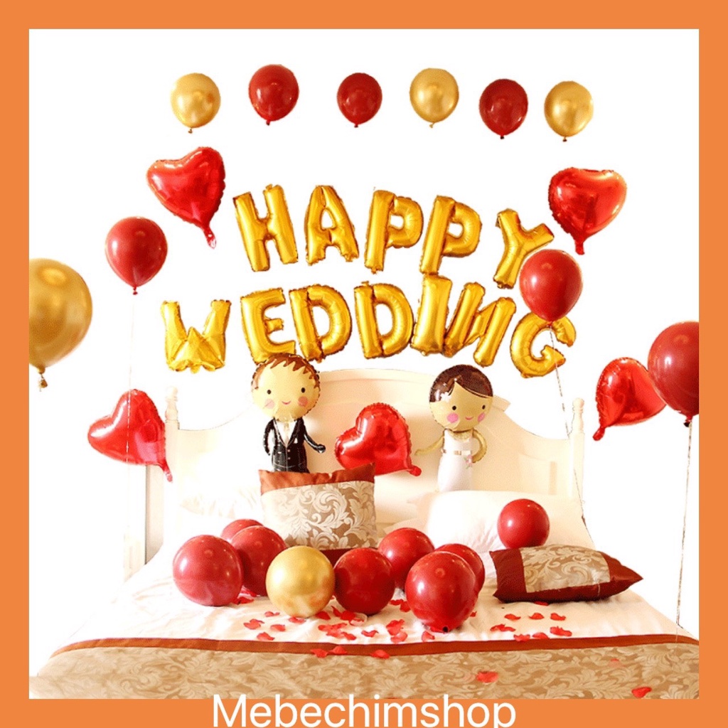 (GIẢM GIÁ) SET BÓNG BAY TRANG TRÍ PHÒNG CƯỚI NHIỀU MẪU MD00