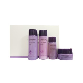 Bộ 4 Sản Phẩm Dùng Thử Skin & Lotion & Essence & Cream Dưỡng Ẩm Chuyên Sâu Innisfree Orchid Special Kit