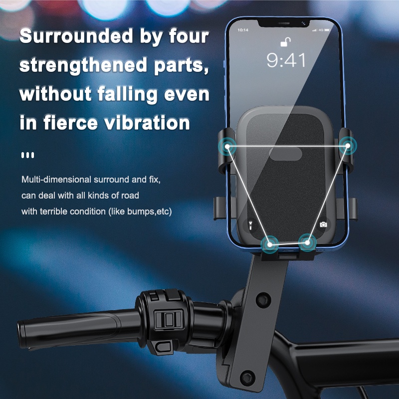 Giá đỡ điện thoại X-TIGER dành cho xe đạp leo núi MTB xe máy xe điện