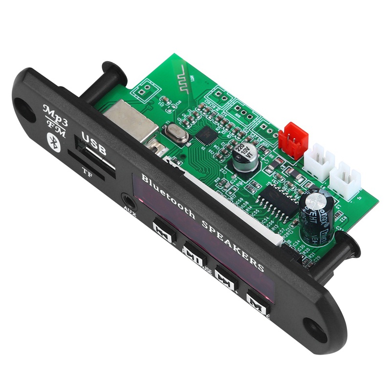 Bảng mạch khuếch đại âm thanh MP3 2X15W 12V Bluetooth 5.0 30W hỗ trợ TF USB AUX chuyên dụng dành cho xe ô tô