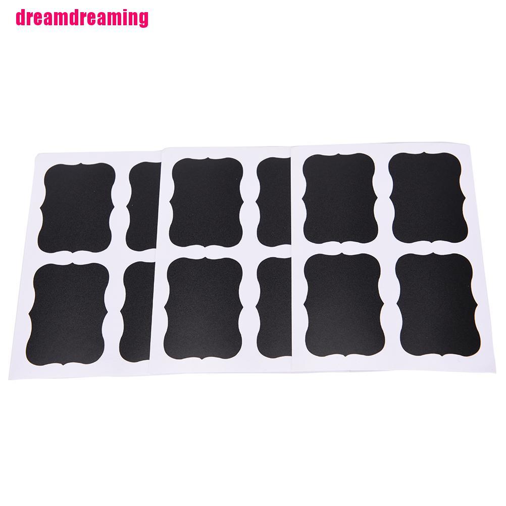 Bộ 36 Miếng Dán Bảng Đen Trang Trí Tiện Dụng