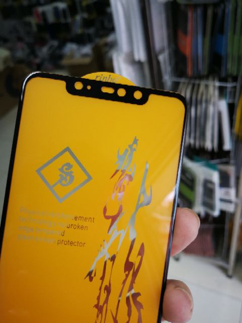 Xiaomi Redmi Note 6 Pro FREESHIP Từ 50k Cường lực 6D Full màn Full keo ( tặng keo chống hở mép )