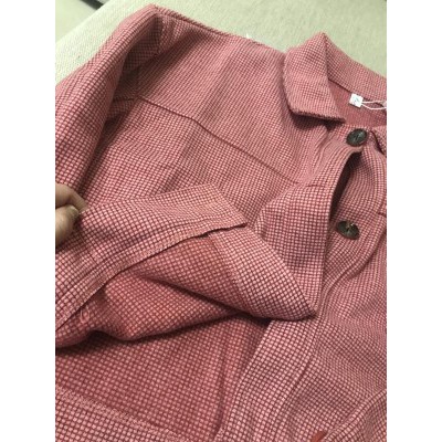 (Hàng Đẹp)Ảnh thật 7 hình cuối-HC210.Áo khoác dạ len kẻ ngắn thu đông Hàn Quốc | BigBuy360 - bigbuy360.vn