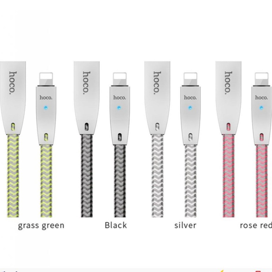 Cáp sạc nhanh iphone tự ngắt hoco U11