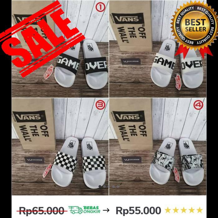 VANS Giày Sandal Trắng In Hình Nhân Vật Game Marvel 40