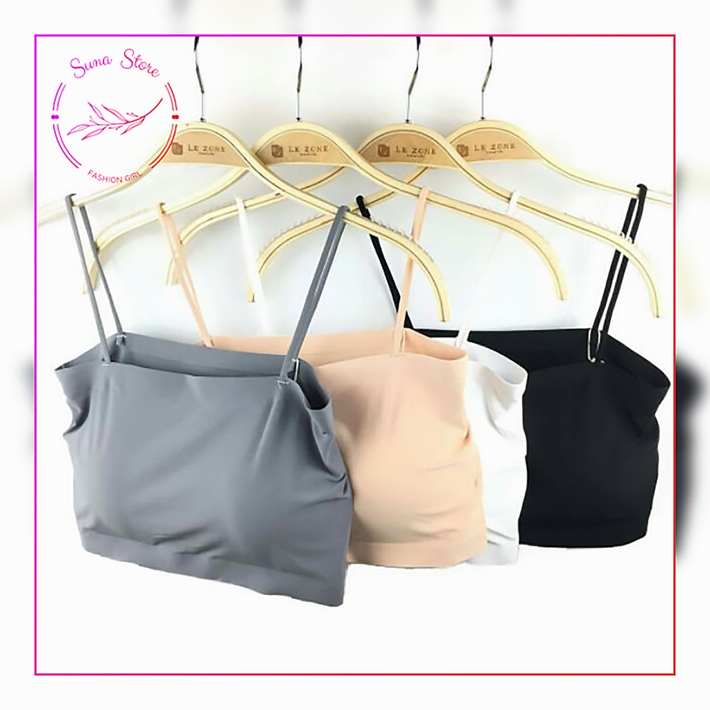 [Quà tặng là gói xả vải bạn nhé] Áo bra quây sisterhood hai dây đúc su chất thun lạnh, Áo Bralette Tập Gym Yoga | BigBuy360 - bigbuy360.vn