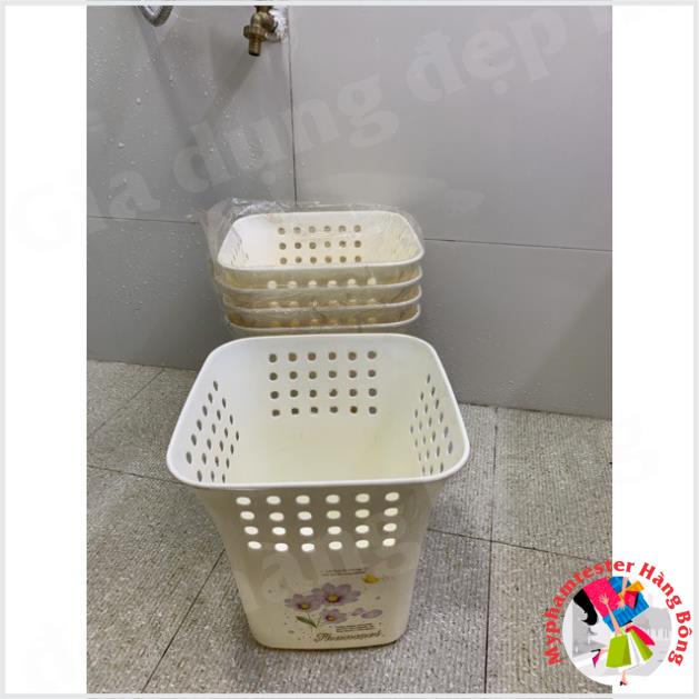 Thùng rác nhựa văn phòng và gia đình bóng bền đẹp nhựa ngập khẩu