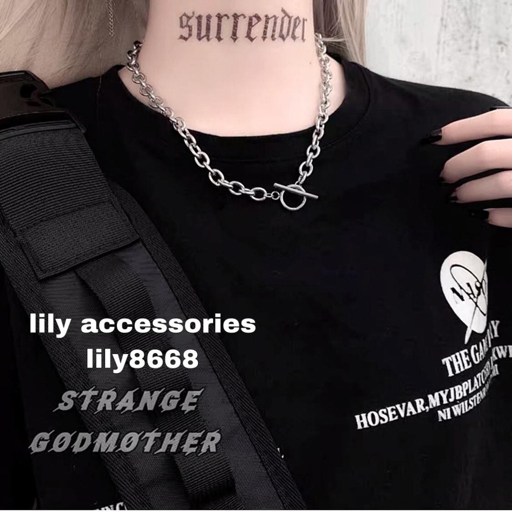 Chain Necklace dây chuyền vòng cổ titan tròn thanh không gỉ không đen siêu bền cho nam và nữ unisex BTS