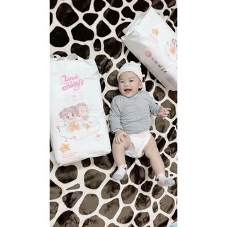 Combo 2 bịch bỉm quần/ tã dán lovebaby nb36/s50/m46/l42/xl38/xxl34 miếng hot