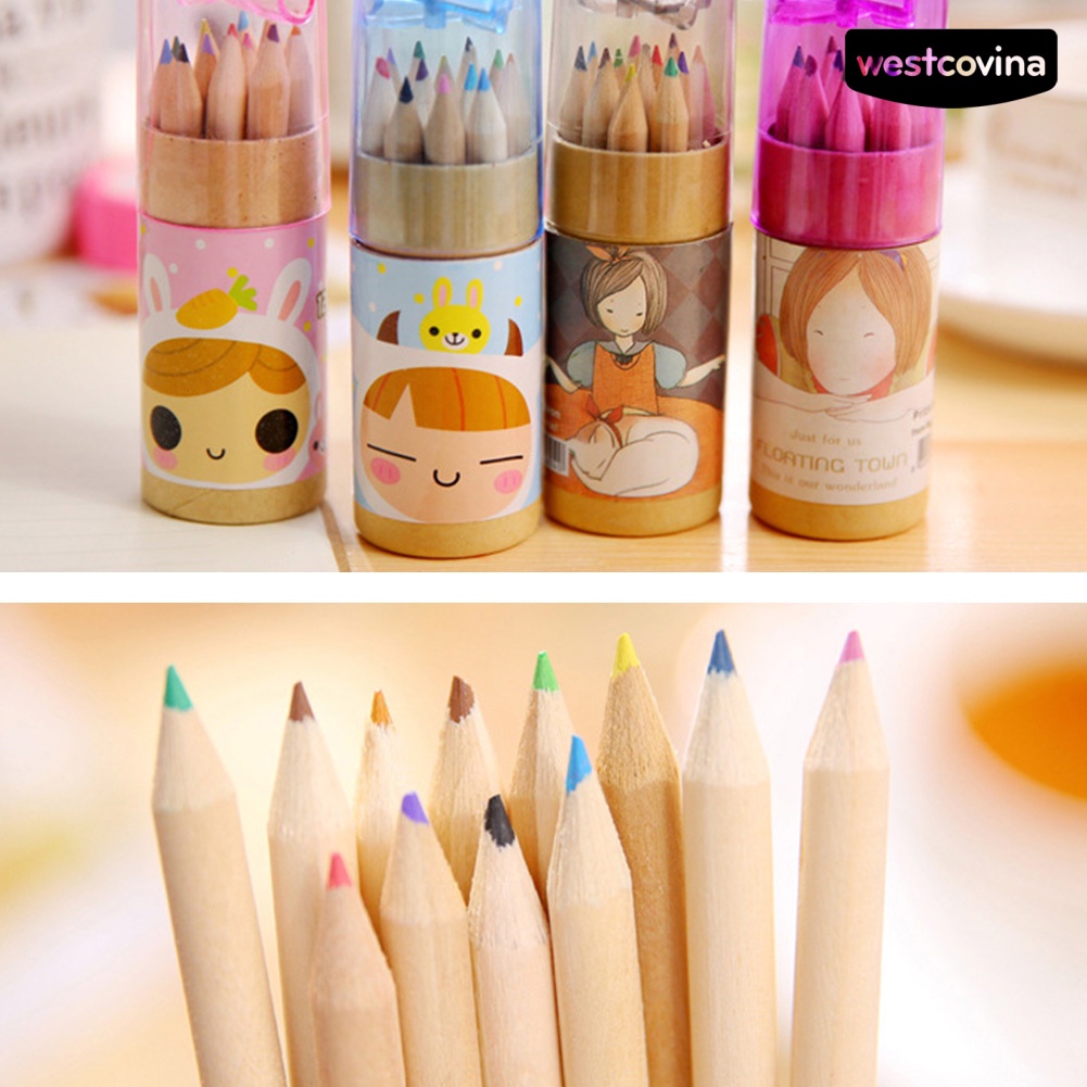 [Hot]✍Bộ 12 Bút Chì Màu Vẽ Tranh Chuyên Dụng