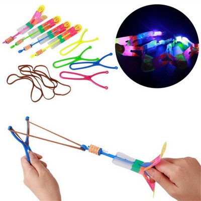 Đồ chơi súng nỏ cao su bắn tên có đèn led phát sáng, phù hợp cho các bé chơi vận động ngoài trời