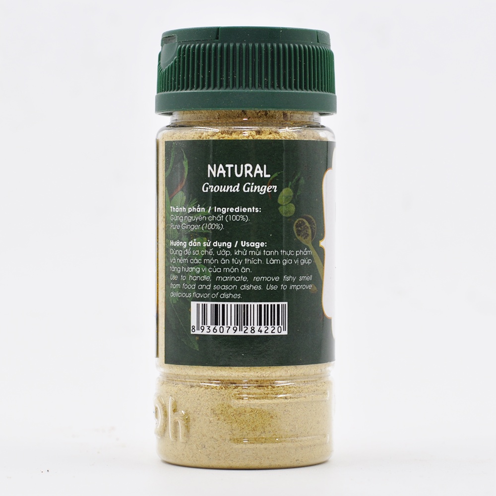 Natural Gừng bột 30g Dh Foods - Bột gừng nguyên chất 100%