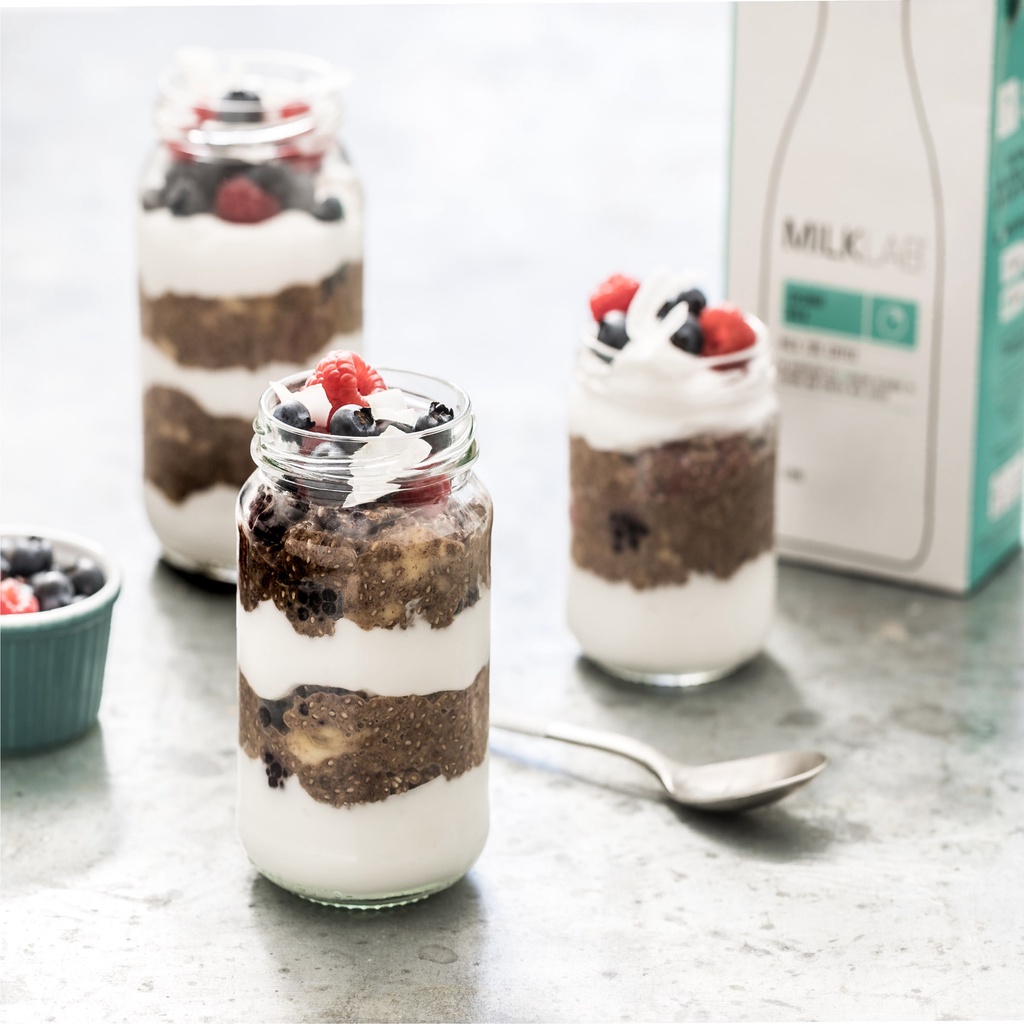 Sữa dừa cao cấp ít đường MilkLab | hộp 1 lít
