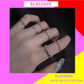 set 8 nhẫn phong cách LOLITA SIÊU XINH MẪU MỚI NHẤT 2021 hai mẫu siêu xinh s8n