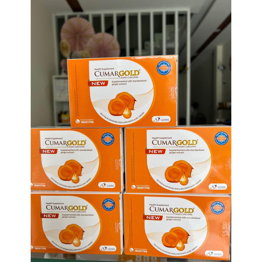 ! !  CUMARGOLD New - Nano curcumin - Nano nghệ - Đau dạ dày