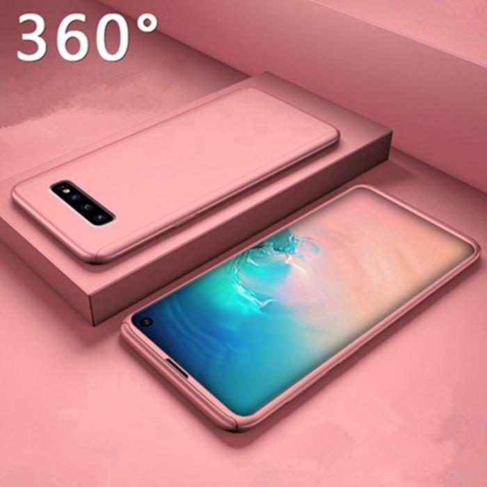 Ốp điện thoại 360 độ cứng kiểu dáng thời trang cho Samsung S10 S10+ S10E S6Edge+ Note 9