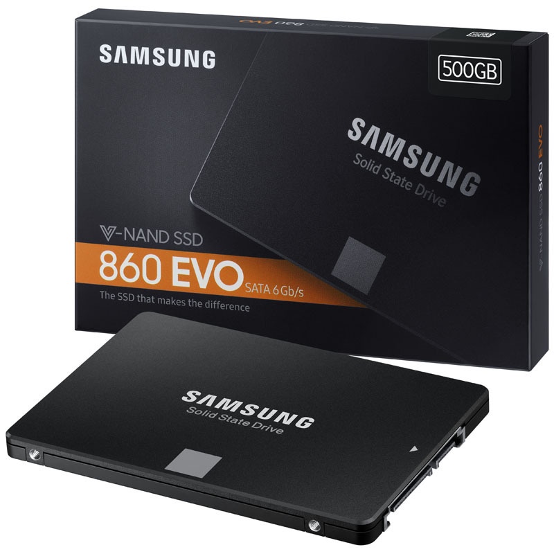 Ổ SSD Samsung EVO 860 500GB cũ Fullbox, Health 100%