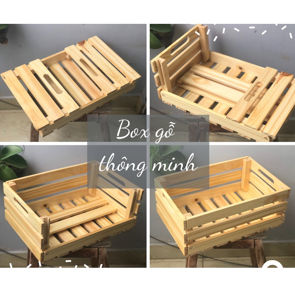 Thùng Box Pallet Đa Năng Gấp Gọn Thông Minh Gỗ Thông Chile Nhập - UltraCrate