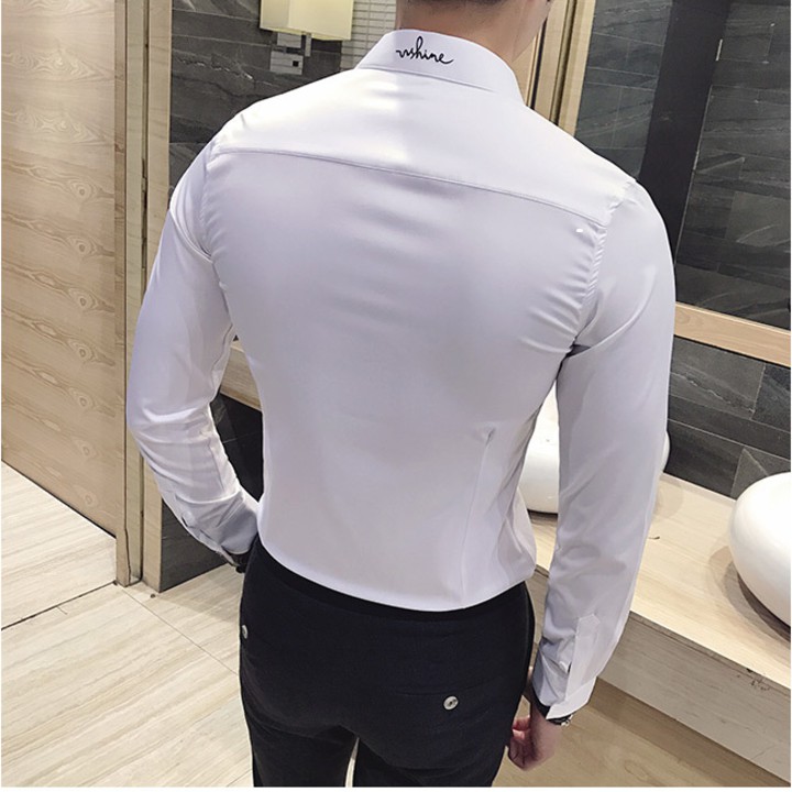 (TRỢ GIÁ)Áo Sơ Mi Hàn Quốc Cao Cấp Mác Thêu SM00003 | BigBuy360 - bigbuy360.vn