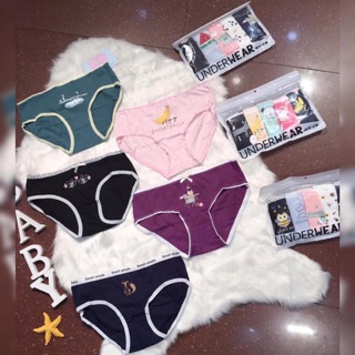 Sét 5 quần chíp hàng xuất dư [ Free size [ 40-50 kg]