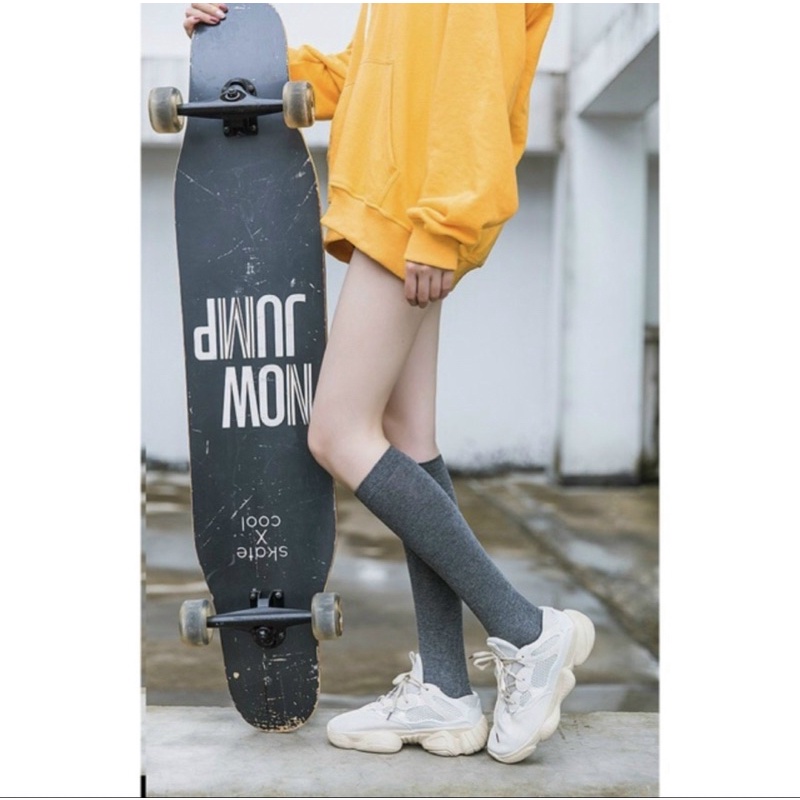 Tất cổ cao, tất đầu gối chất liệu cotton co giãn 4 chiều đủ 3 màu Mujji cao cấp