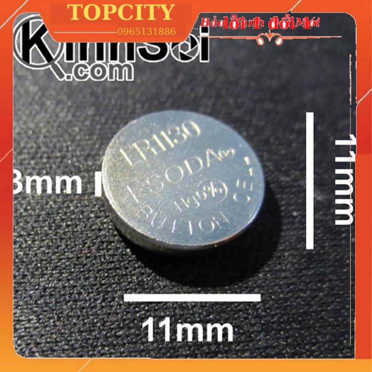 Vỉ 10 viên pin cúc áo LR1130 AG10 dành cho các loại kinh soi