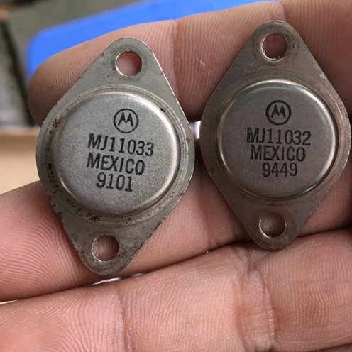 MJ11033 MJ11032 Cặp sò sắt  hàng tháo máy nguyên gốc giá 150k/cặp