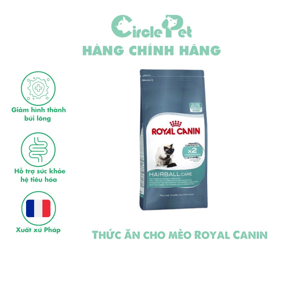 Thức Ăn Hỗ Trợ Tiêu Hóa Lông Trong Dạ Dày Cho Mèo Royal Canin Hairball Care 400g - Crircle Pet