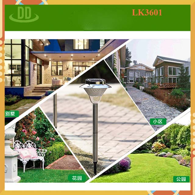 Đèn led năng lượng mặt trời cắm sân vườn 32 led LK3601