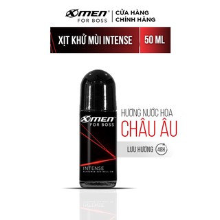 Lăn khử mùi X-Men For Boss Intense - Mùi hương trầm đầy nội lực 50ml