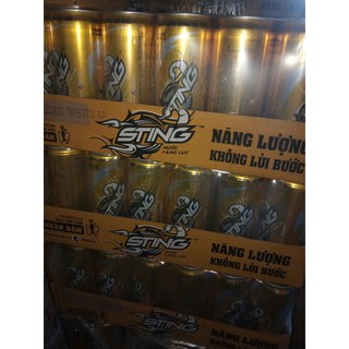 Nước Tăng Lực Sting Vàng 330ml Thùng 24 Lon