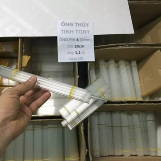 Ống thủy tinh thí nghiệm (combo 100 ống)