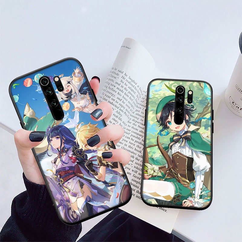 Ốp Điện Thoại Họa Tiết Genshin Impact Cho Xiaomi Redmi Note 9 Pro Max Prime 9T 9S 9C NFC 40QQA