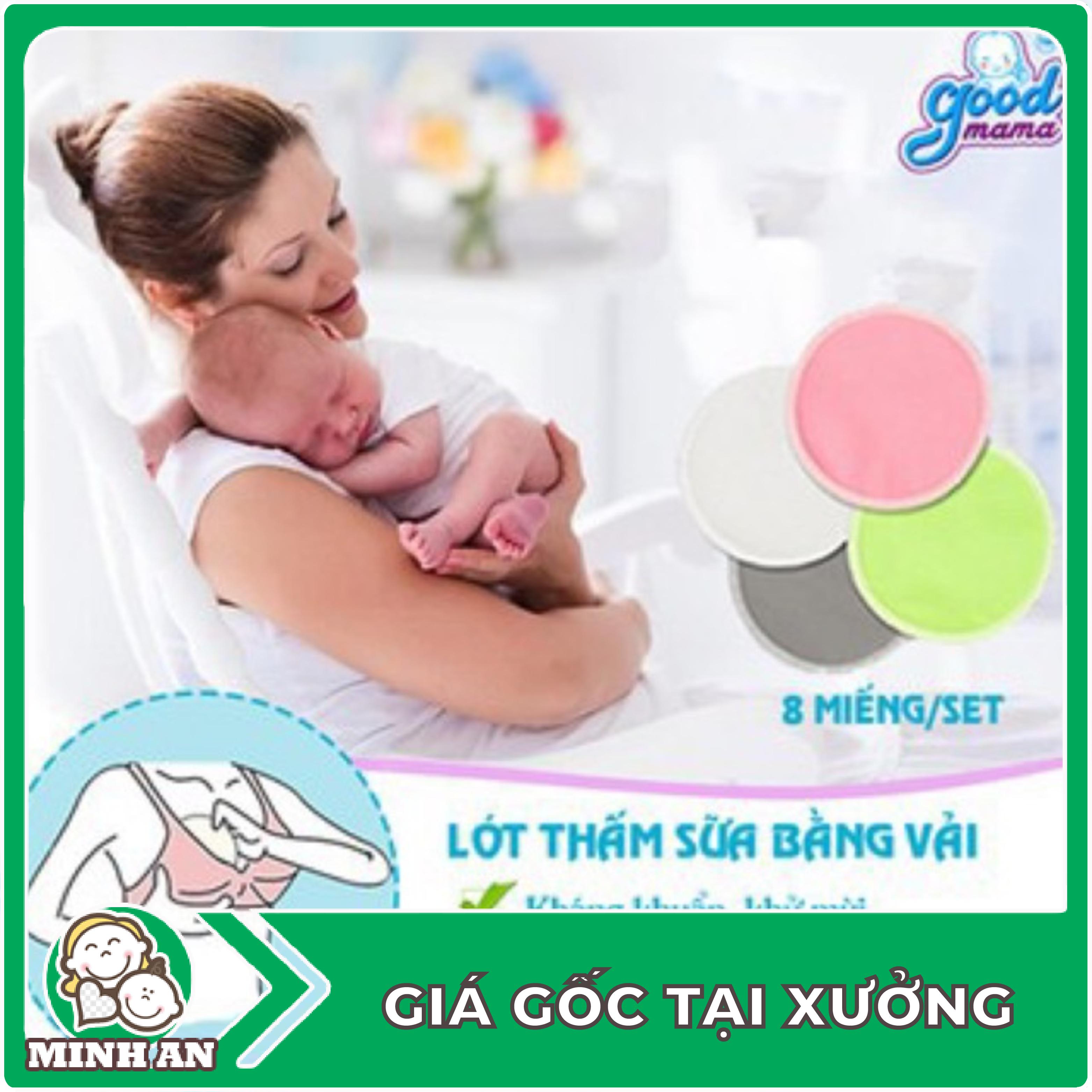 Miếng lót thấm sữa Goodmama 8 miếng dùng nhiều lần - An toàn , tiện lợi #2