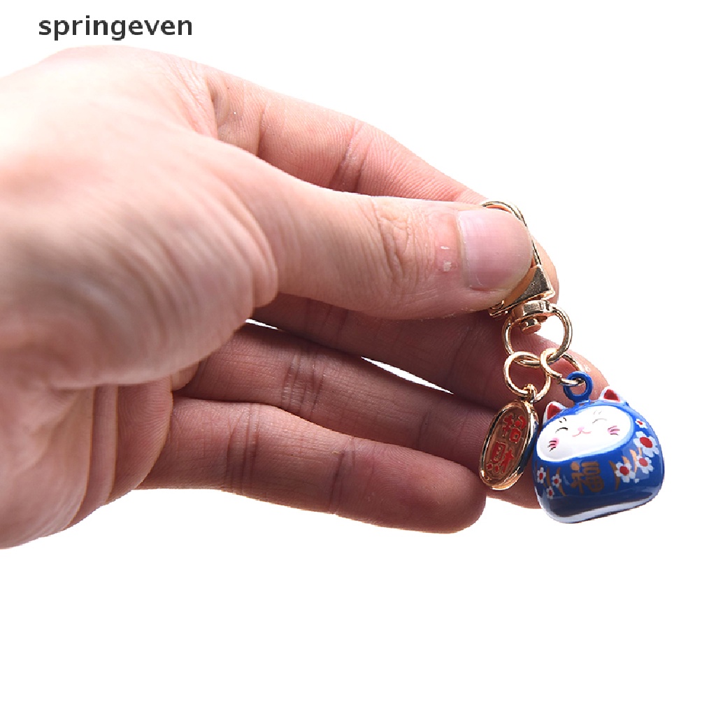 Móc Khóa Hình Mèo May Mắn Nhật Bản Dễ Thương
