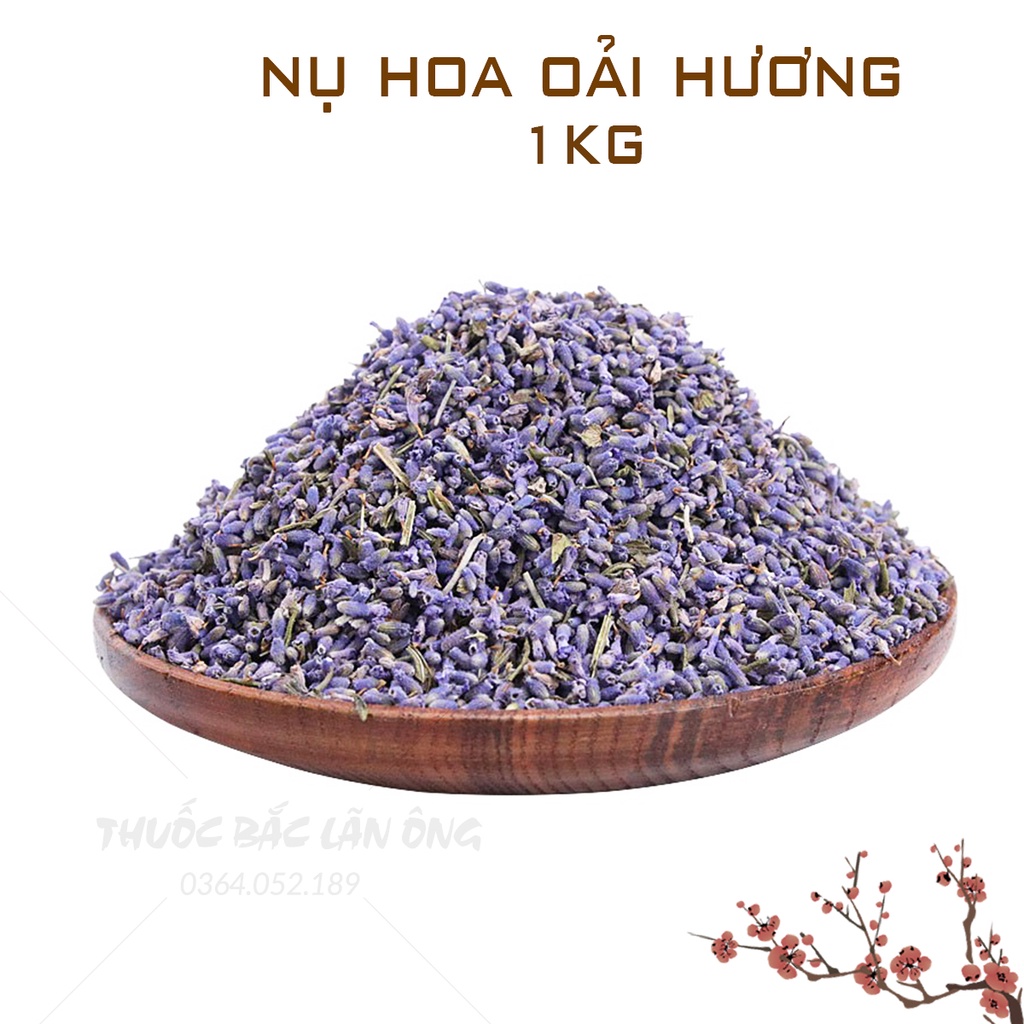 Trà hoa oải hương sấy 1kg ( Nụ hoa oải hương, hoa lavender khô trang trí decor , túi thơm phòng)