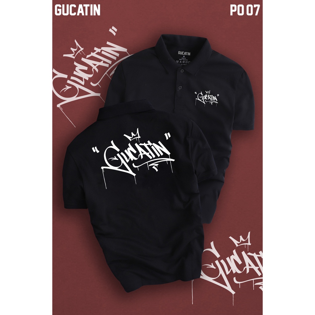 Áo Polo Gucatin street style cổ bẻ vải xịn Unisex, trẻ trung, thanh lịch - GUCATIN PO07