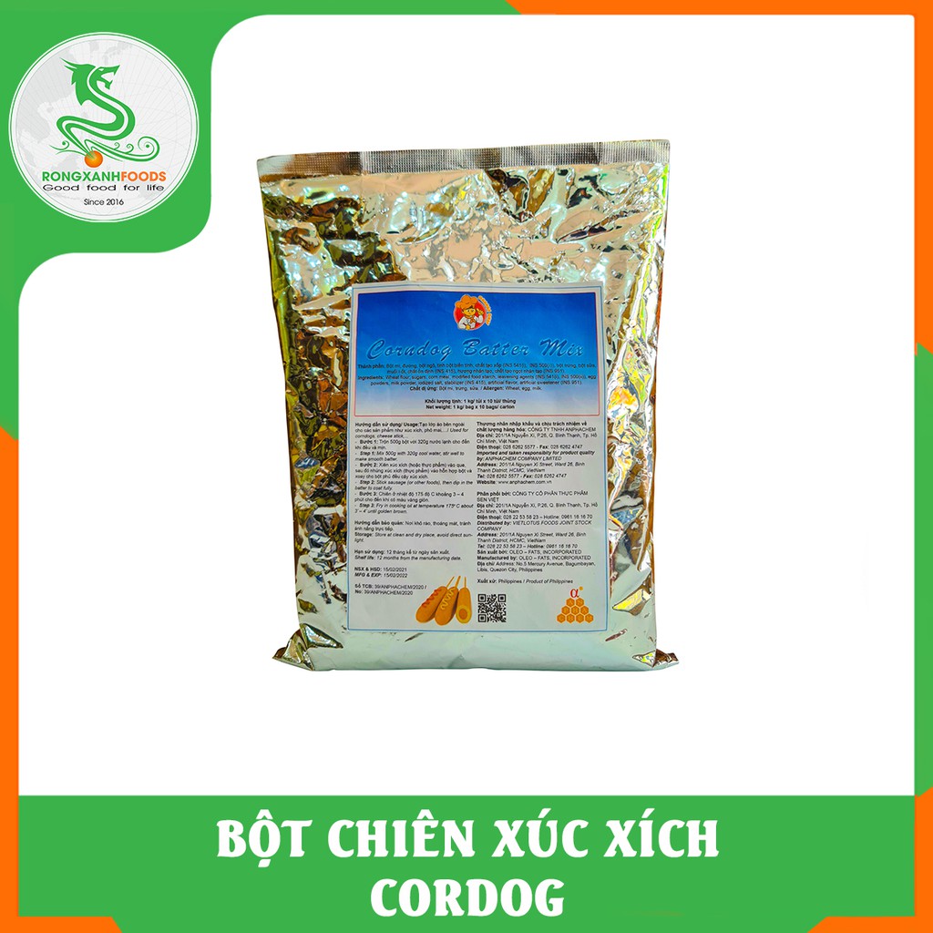 BỘT CHIÊN XÚC XÍCH HÀN QUỐC - RỒNG XANH FOODS