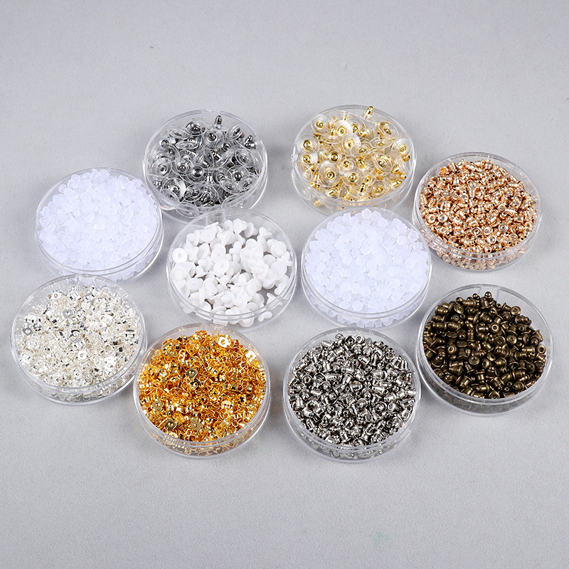 Nút Bịt Tai Handmade Bằng Silicone Chống Trượt Dùng Làm Bông Tai diy