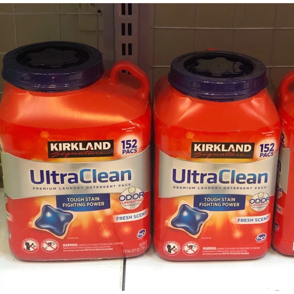 Viên Giặt Quần Áo Kirkland Ultra Clean 152 Viên – Mỹ