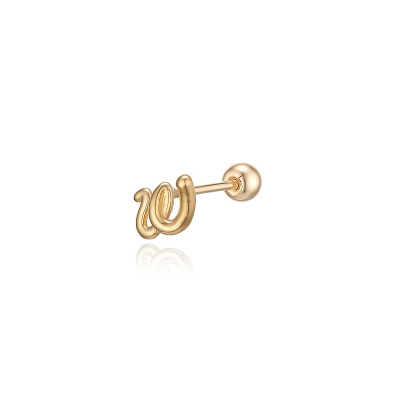 Bông tai bạc chữ cái theo yêu cầu Gix Jewel