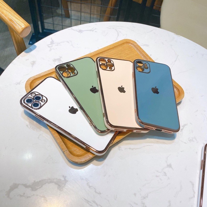 Ốp iphone - ốp lưng giả camera 12 viền mạ vàng iphone 6/6s/6plus/6splus7/8/7plus/8plus/x/xs/xsmax/11/11promax | BigBuy360 - bigbuy360.vn