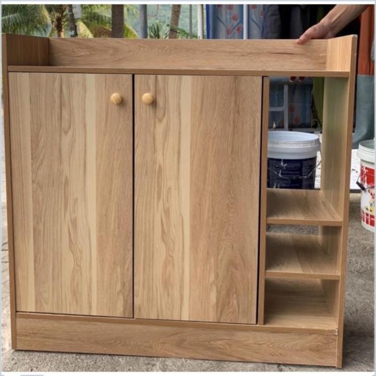 Tủ giày gỗ, Tủ đựng giày 2 cánh tủ, 3 tầng gỗ MDF. Mẫu mã đa dạng .