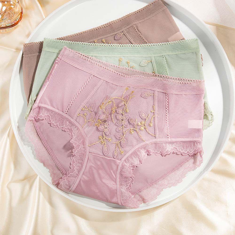 Quần Lót Cotton Không Đường May Lưng Vừa Gợi Cảm Cho Nữ